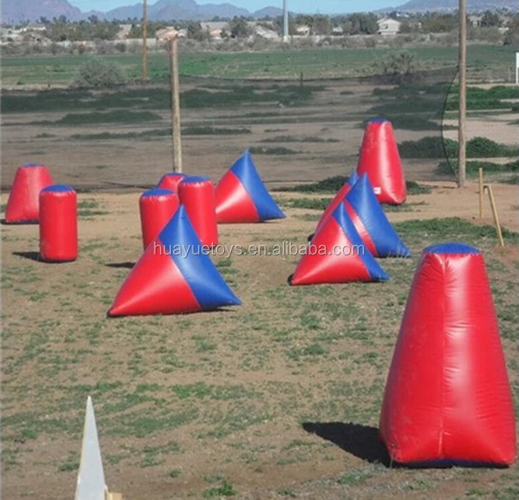 

Hot Sale CS Paintball Equipment Inflatable Paintball Bunkers for Speedball Games