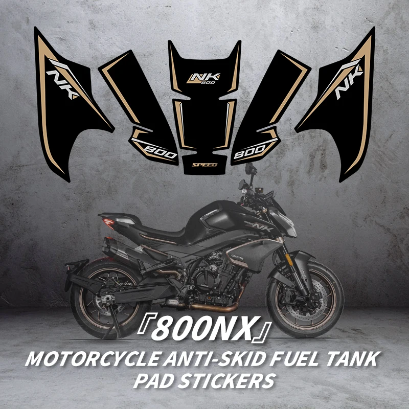 Used For CFMOTO 800NK Motorcycle Accessories Gas Tank Pad Anti Slip Decoration Decals Kits Of Bike Fuel Tank Protection Stickers