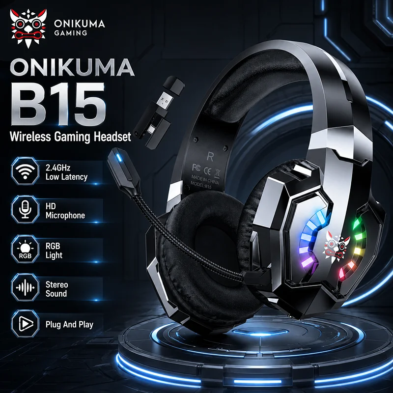Gaming Console Apple - ONIKUMA B15 – casque de jeu