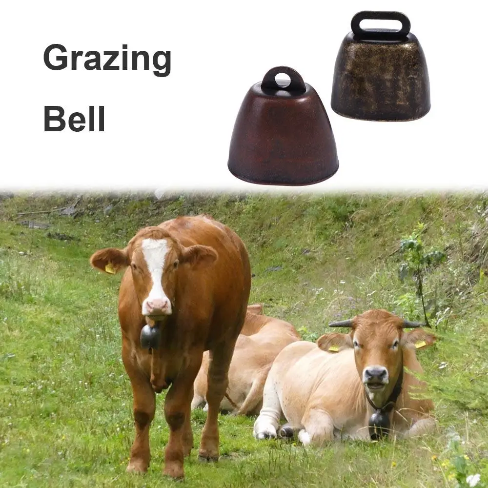 Loud Crisp Spread Copper Bells Cattle Farm Animal DIY Accessories Grazing Bell Pet Supplies Animal Bell Pet Pendant Decorations