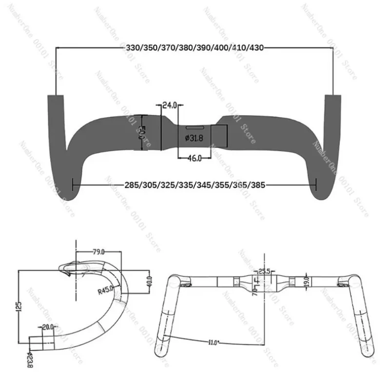 Professional Competition Full Carbon Road Handlebar Full Internal Cable Routing Integrated Stem Lightweight Aero Bar For Racing