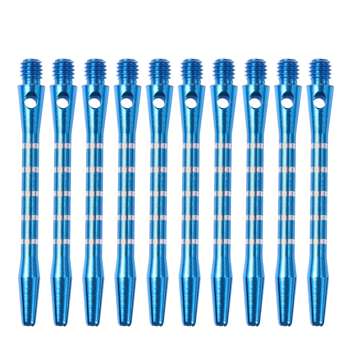 

20pcs Standard Screw Thread Dart Shafts Aluminium Alloy Accessories Metal Stems Alloy Pole Rod Blue For Steel Tips