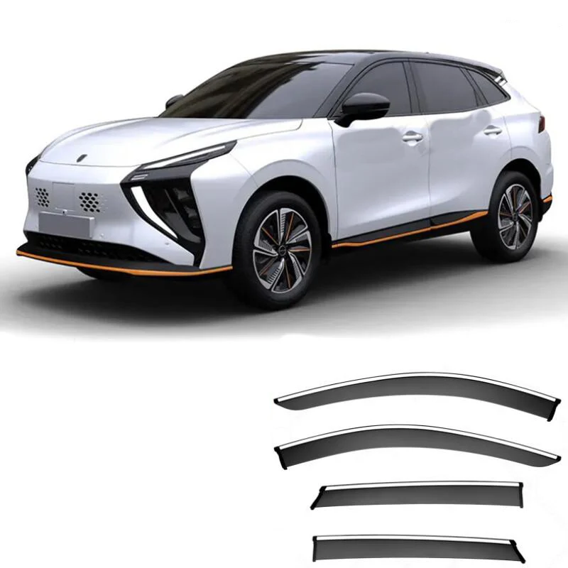 Window Visor Car Rain Guard Side Window Deflector Weather Shield For Dongfeng Forthing Friday EV 2020 2021 2022 2023 2024
