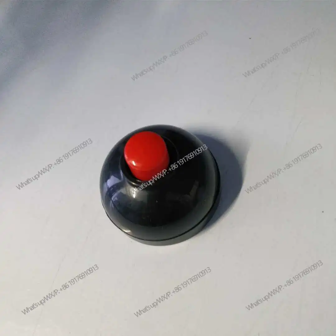 Old-fashioned electric bell doorbell, button switch, answering switch, round button, nipple switch, two black and white.