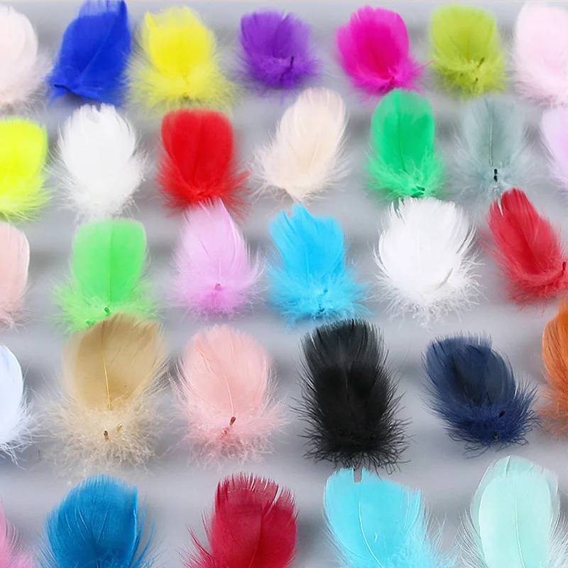 لينة العائمة أوزة ريشة ، رقيق بلوم ، مهرجان حفلة ، Craft بها بنفسك الحرفية ، الزفاف الديكور ، الجملة ، 1000 قطعة ، 4-7 سنتيمتر ، 7-12 سنتيمتر