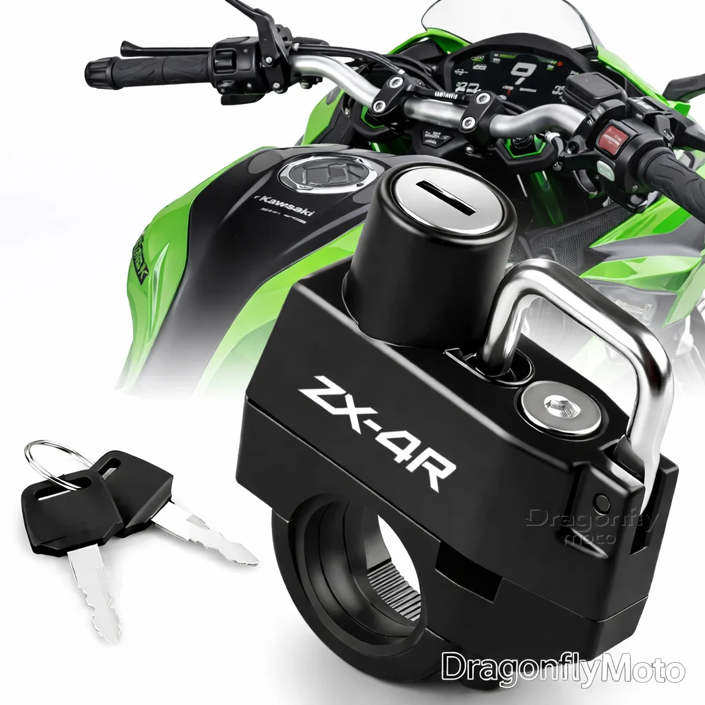 

Замок для мотоциклетного шлема для Kawasaki Ninja ZX4RR ZX 4RR Ninja ZX 4R ZX4R, противоугонное устройство для блокировки шлема, нержавеющий, защита от ржавчины