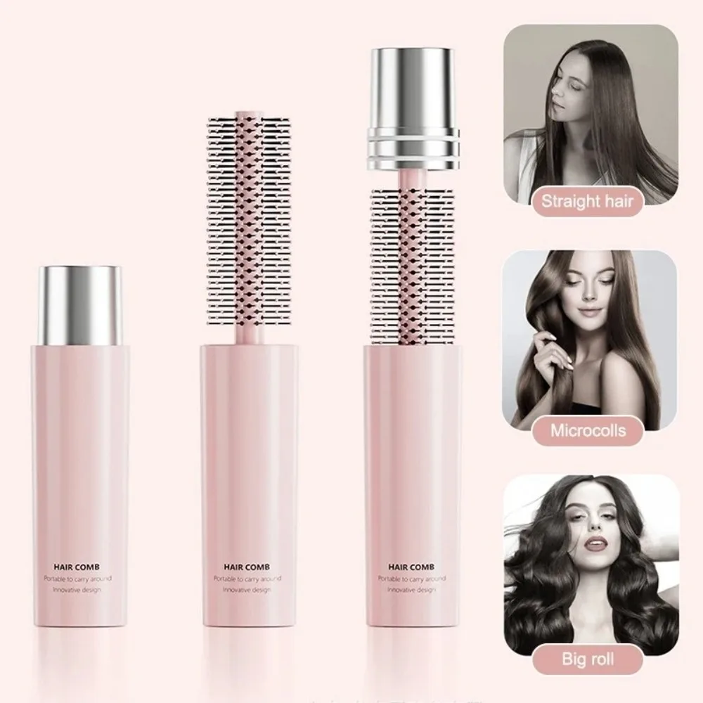 

Portable Detachable Round Hair Brush Wet & Dry Hair Hair Styling Curly Hair Brush Hairdressing Tools Hairdressing Comb Travel
