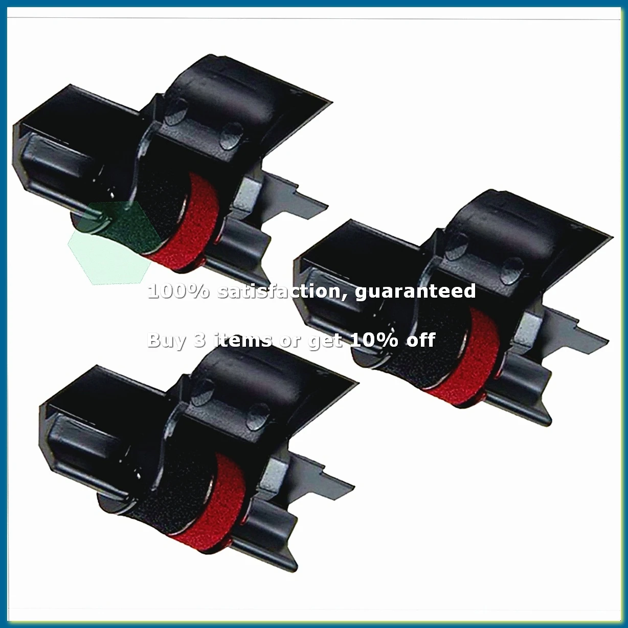 3Pcs Calculator Ink Roller Printer Ribbons for HR18 IR40T for P23DHV-G for CX5322DP for CX123-DTB3