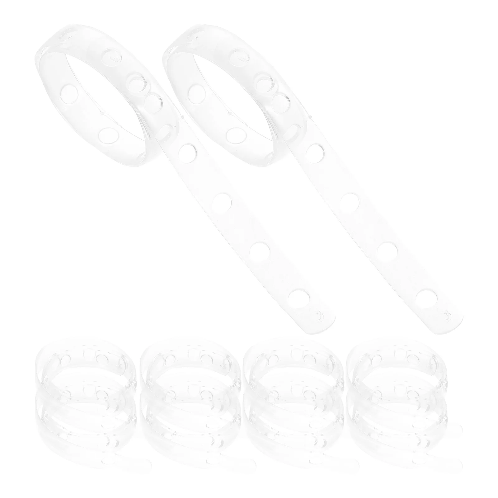 

10Pcs Plastic Hanger Strips Space Saving Heavy Clothes Hangers Closet Organizers and Storage Hanger Connector Strips for Tops