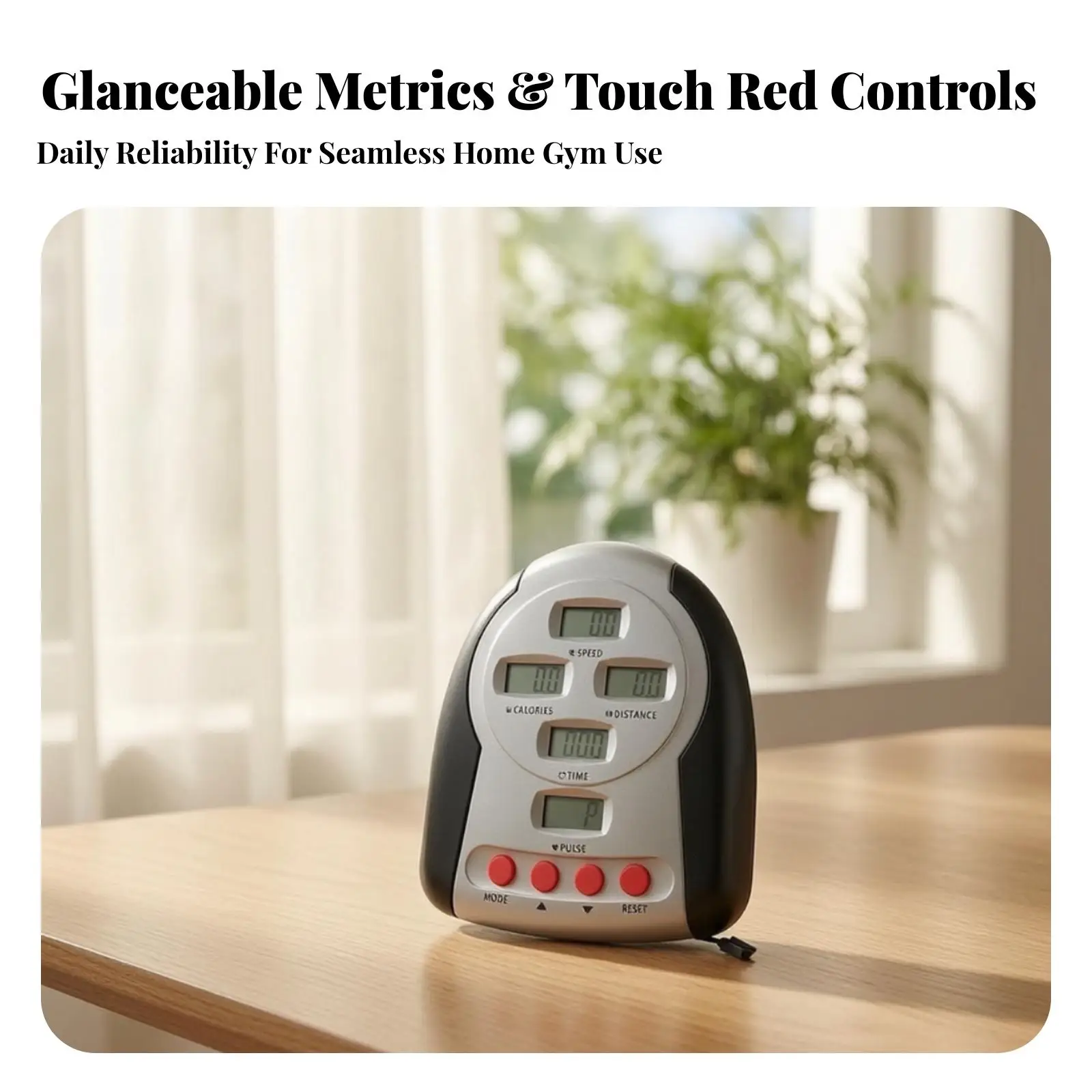 Exercise Bike Monitor with Digital Display Display Multi-Function Computer Speed