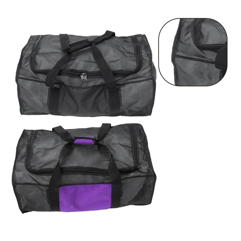 Diving Mesh Bag Diving Back Flying Jacket BCD Lightweight PVC Mesh Bag For Diving Swimming Daily Travel 68X44x28cm