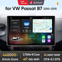 Junsun V3 Plus 2K Android 13 Wireless CarPlay Android Auto Car Intelligent Systems for VW Passat B6 B7 CC 2010-2015 Autoradio