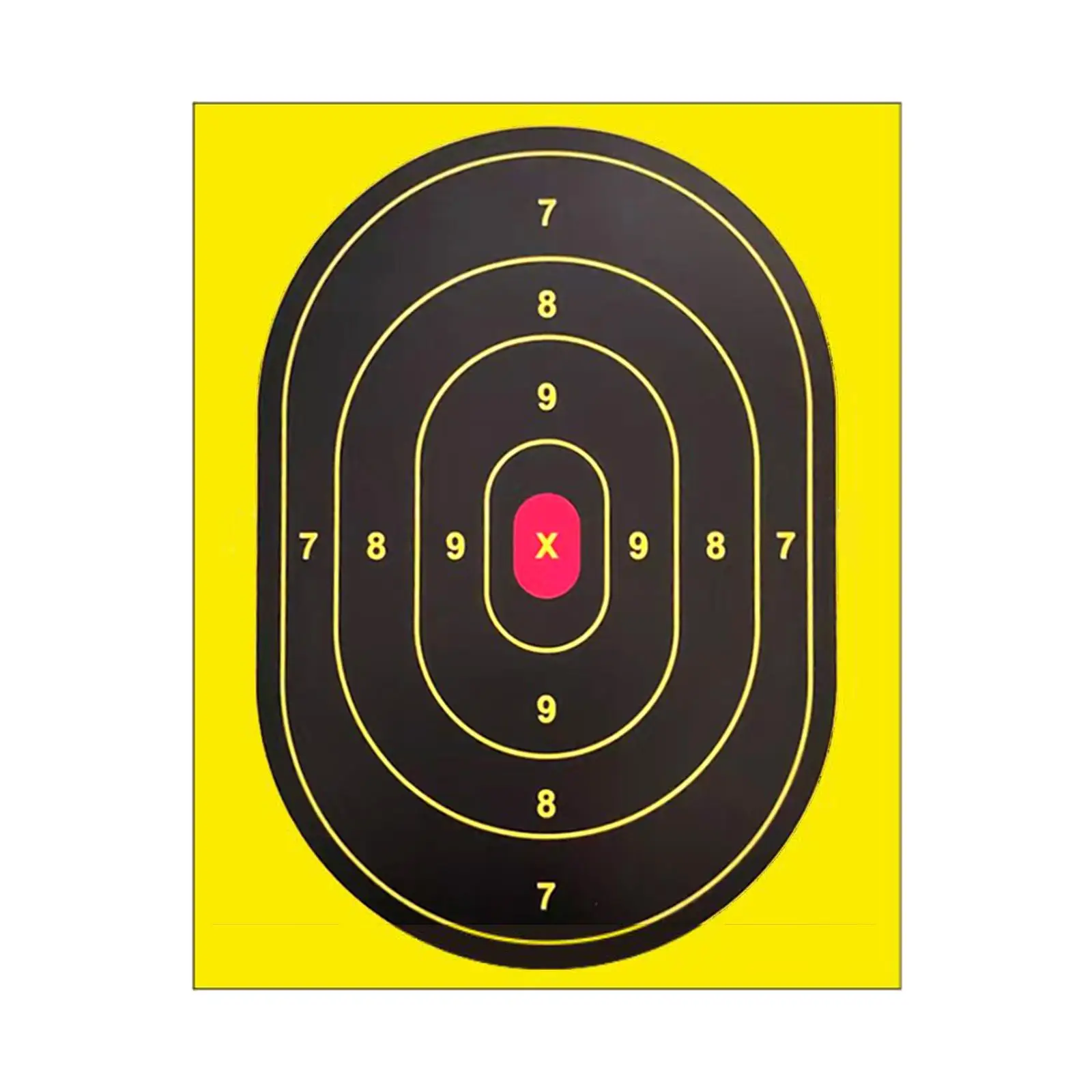 

Target Trap Collection Box Carbon Steel with 20Pcs 7" x 9" Paper Targets Case for Catapult Practice Accessory