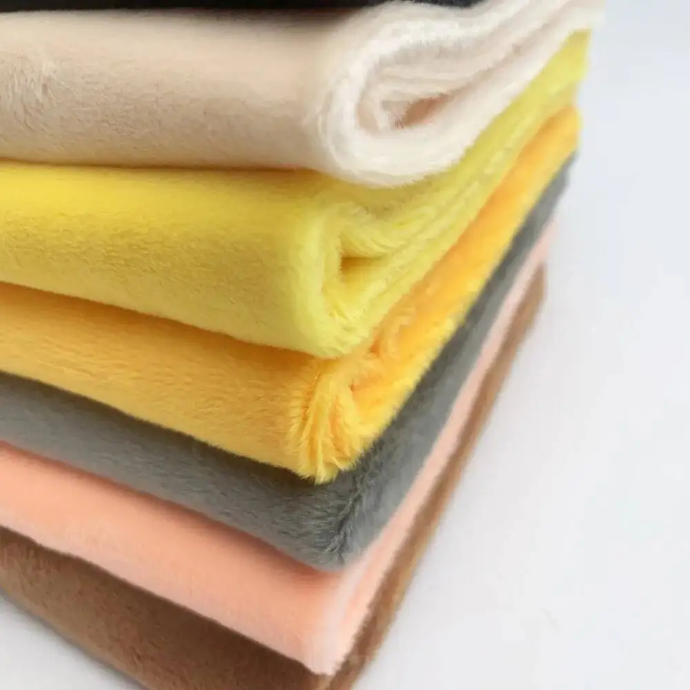 

42 Color Super Soft Sewing Fabric Solid Short Material By Meter For DIY Pillow Plush Craft Bed Skin-Friendly Sewing Material