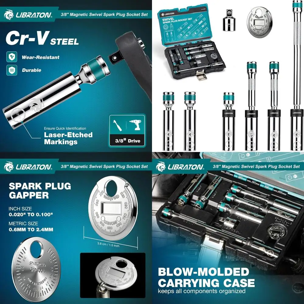 Libraton 8PCS 3/8"D…