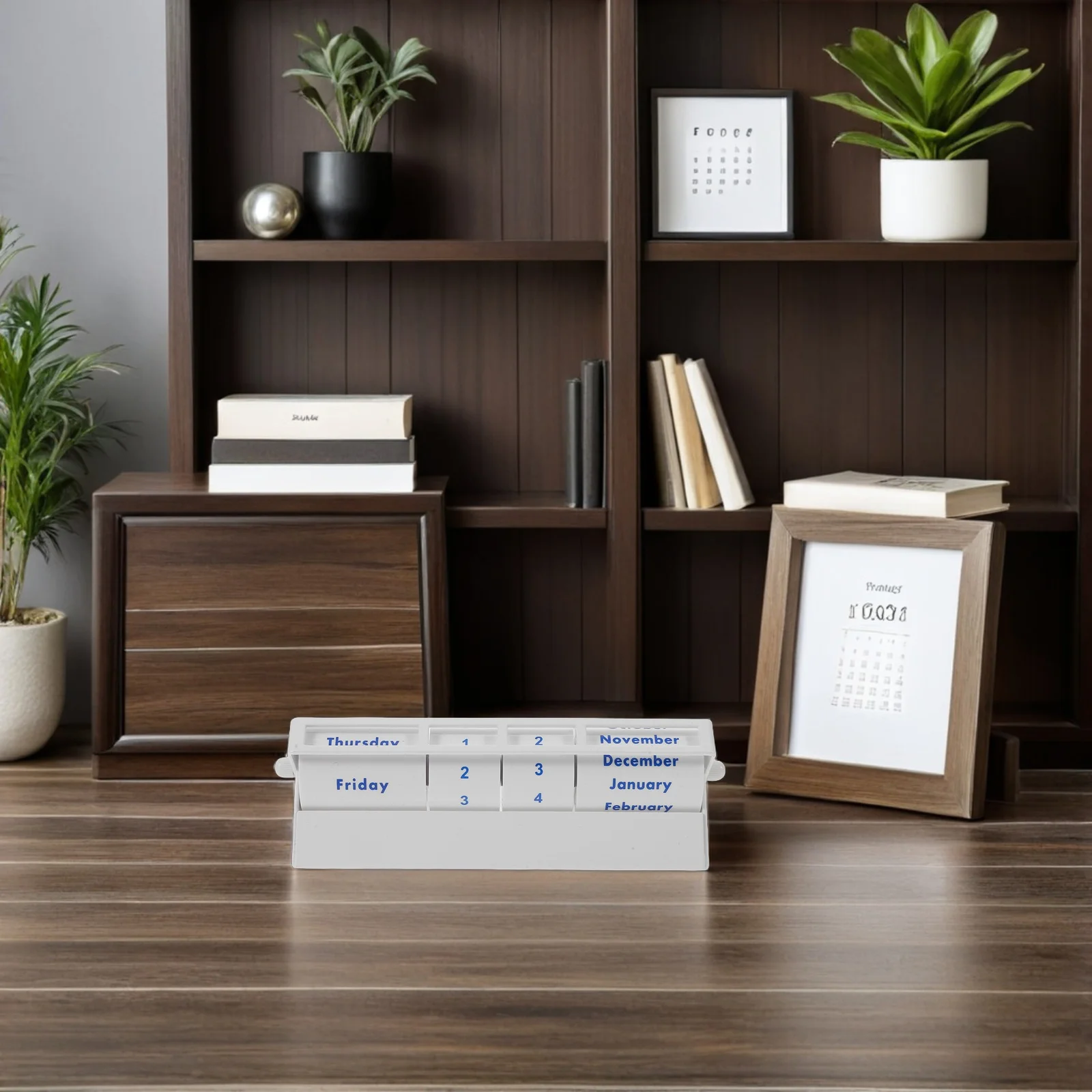 

Круглый вечный календарь, ручной поворотный настольный органайзер, раздвижной механизм даты, настольный металлический календарь для офиса, домашнего исследования