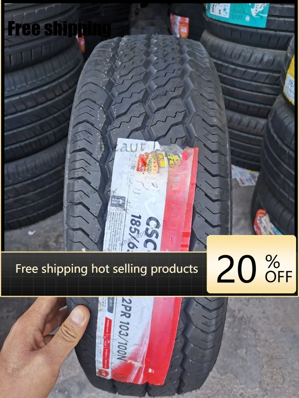 LJY Factory Direct Tire 185/65R15LT 12 Layer Thickened Load, New Energy