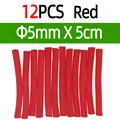 12 piezas rojas de 5 mm