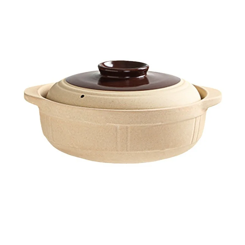 

Old-fashioned soil casserole ceramic household gas soup rice casserole
