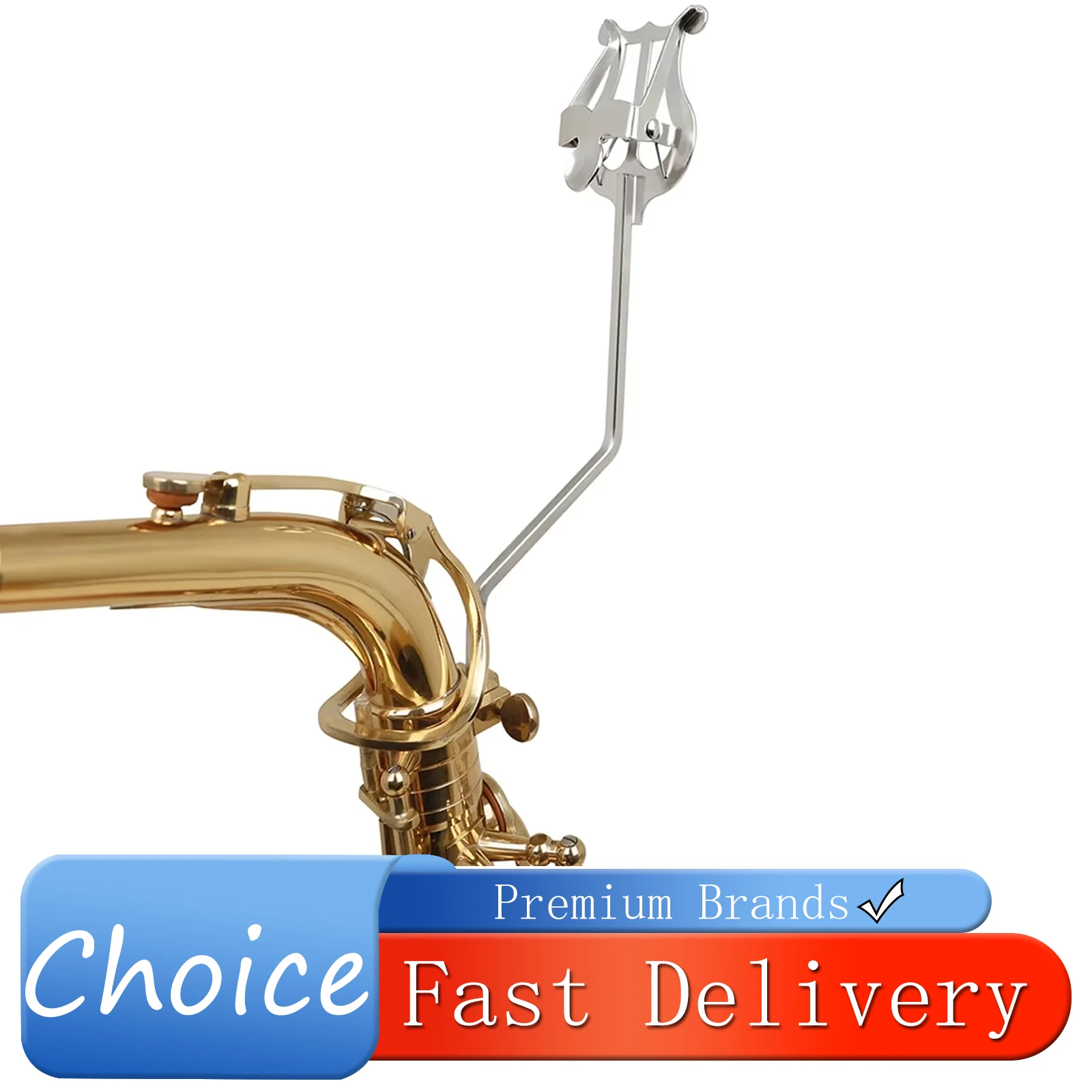SLADE Alto Saxophone Music Score Clip Portable Sax Marching Music Score Durable Fixing Bracket Use To Woodwind Instrument