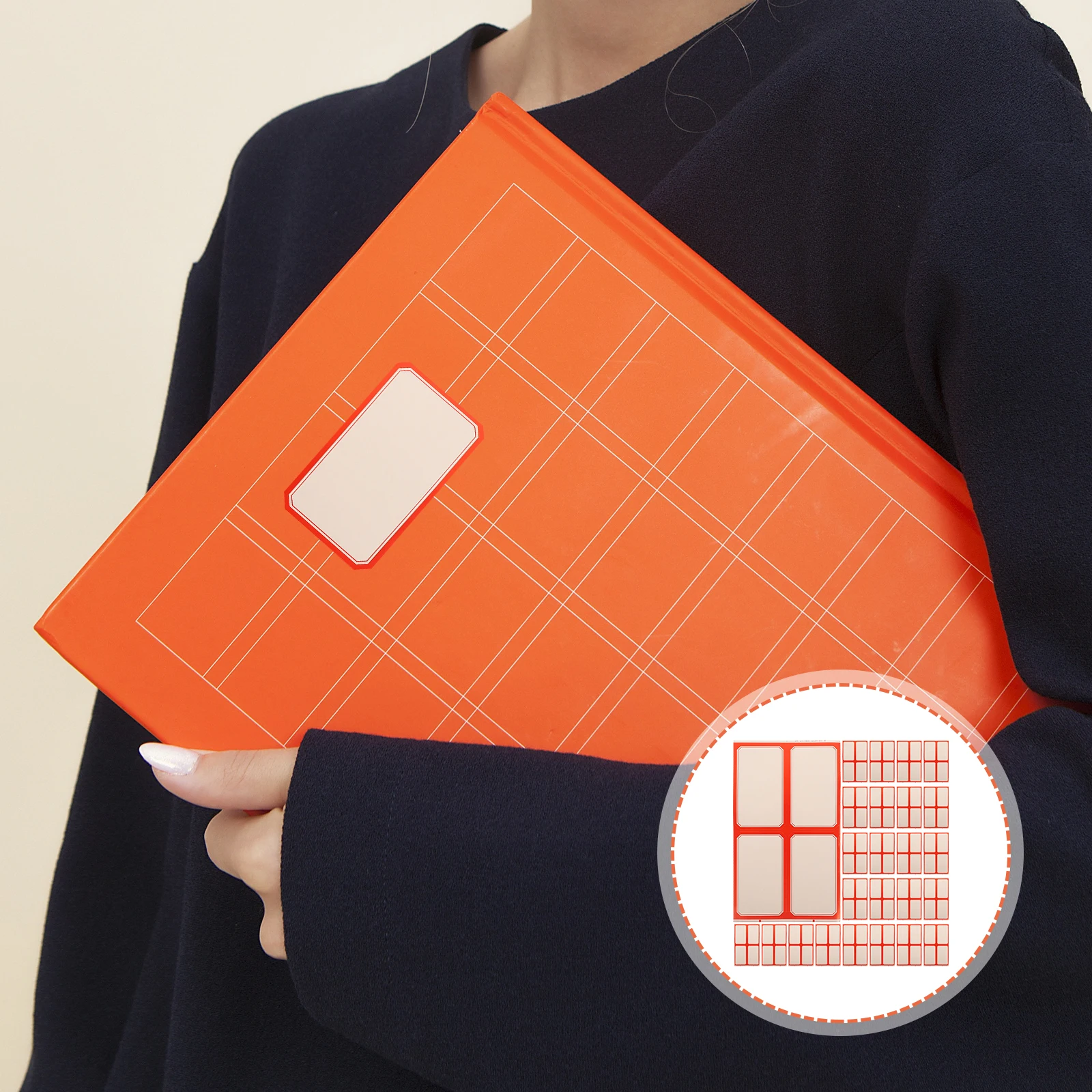 100 Sheets Portable Name Stickers Multi-Function Label Decals Easy to Write for Daily Use Name Label Office Supply