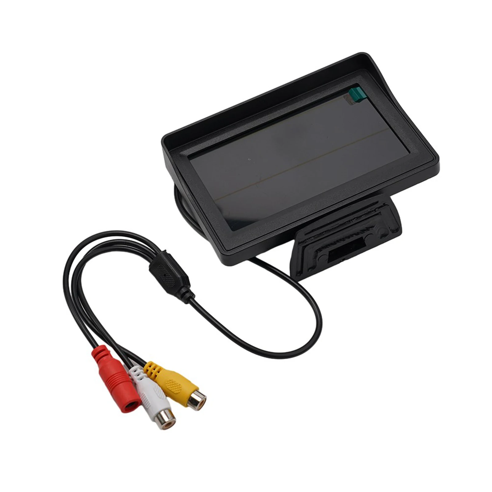 شاشة TFT LCD مقاس 4 3 بوصة لمجموعة الرؤية الخلفية مع كاميرا ركن السيارة العكسية تتميز بإدخال AV1 AV2 وتشغيل تلقائي