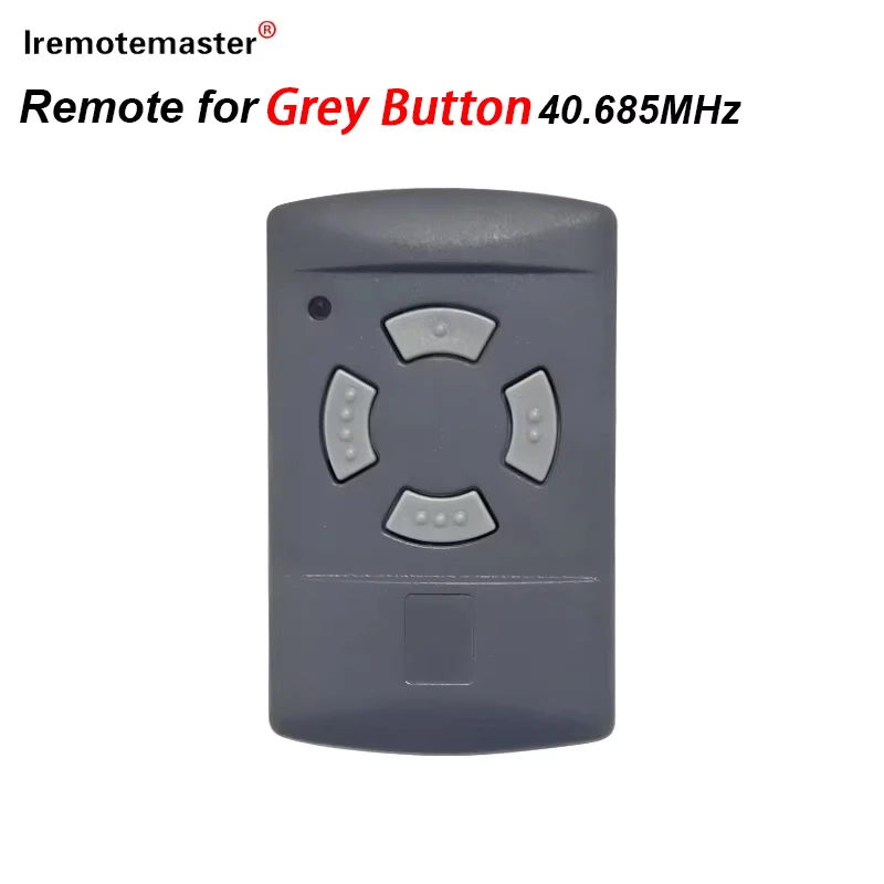 For Grey Button 40.685MHz 2/4 Grey Button Compatible with HS4 HSE2 HSM4 Garage Door Remote Control HS4-40 HSE2-40 HSM4-40 Opener