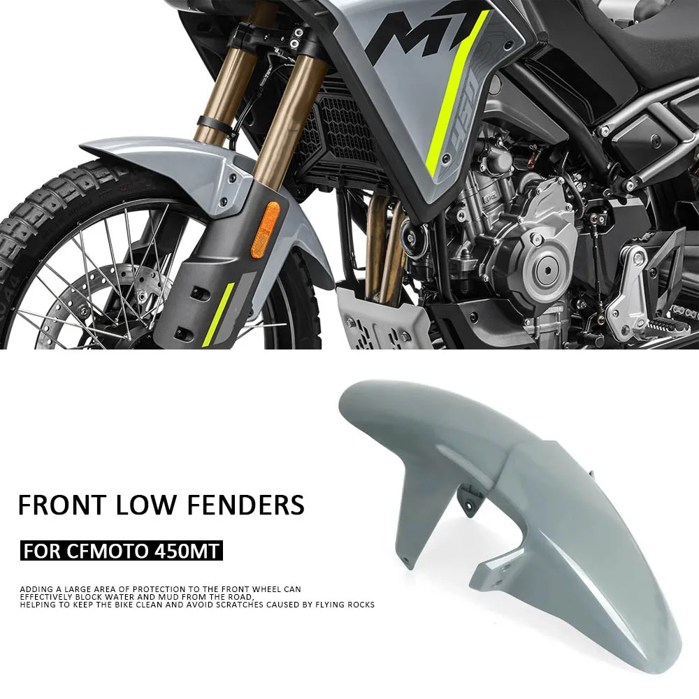 

NEW For CFMOTO 450MT 450 MT 450-MT Motorcycle Accessories Front Mudguard Guard Low Wheel Cover Fender Mud Guard