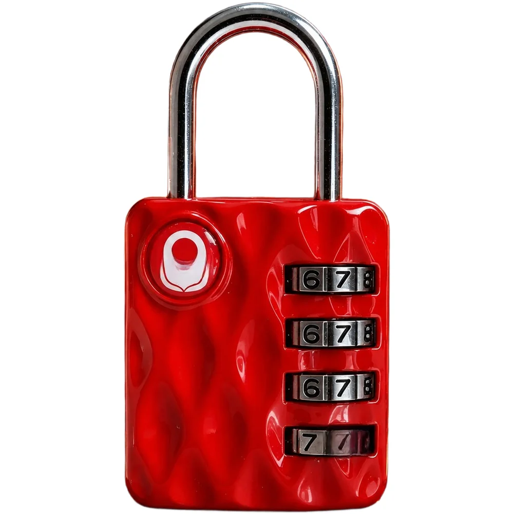 Zinc Alloy 4 Digit Password Lock for Luggage Zippers Backpack Straps Locker Handles and General Security Applications