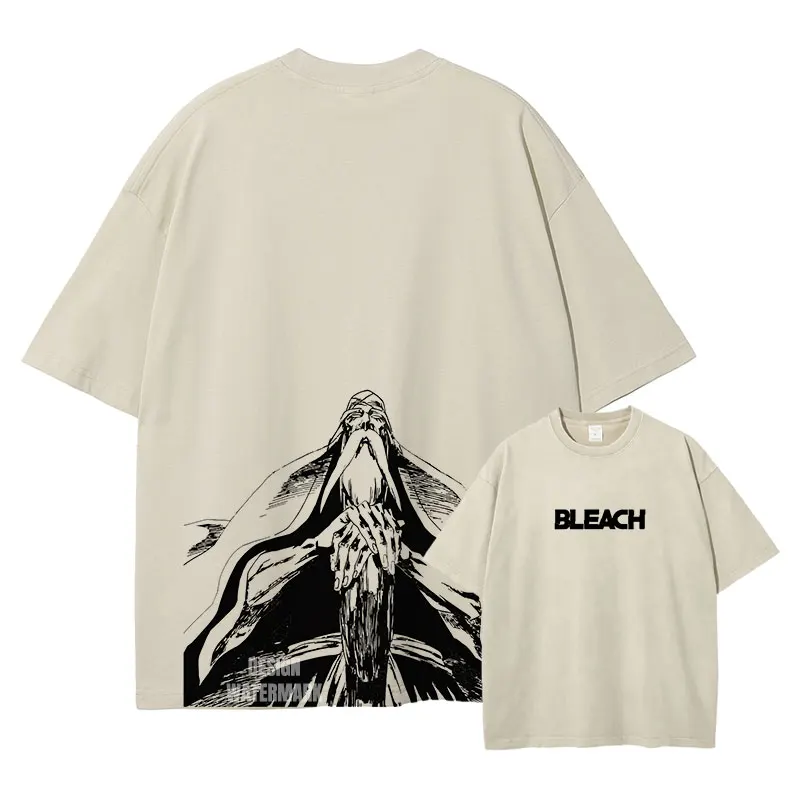 アニメブリーチ黒津メイユリ Tシャツ男性女性洗浄綿 Tシャツ