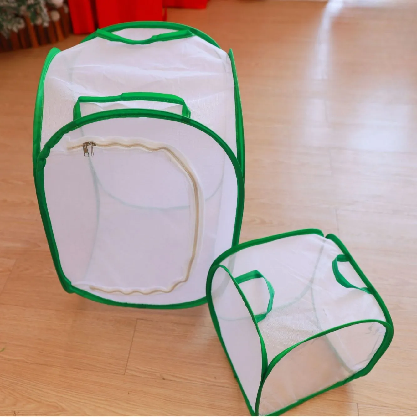 Butterfly cage Insect-proof net Butterfly cage Seedlings Light-transmitting incubator Foldable insect cage