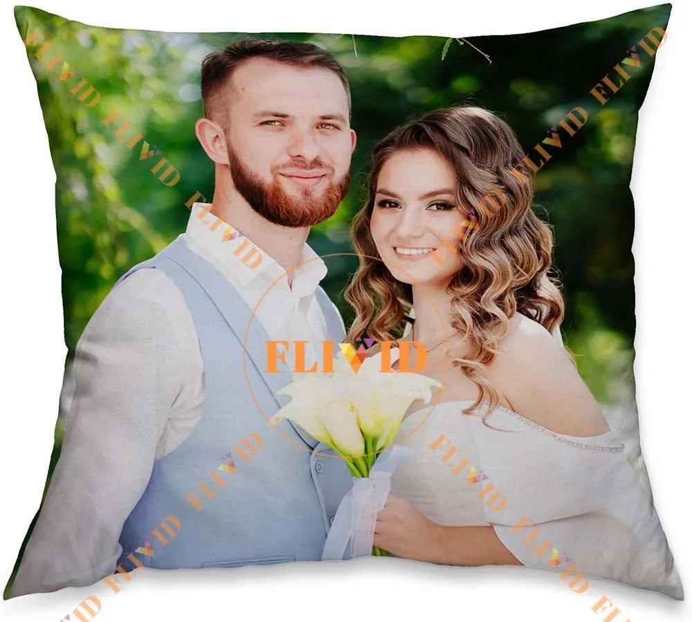 

Персонализированная подушка для свадебной фото, подушка для портретов на заказ, индивидуальные подушки для фото отпуска, подарок на память на день рождения, подарки для влюбленных