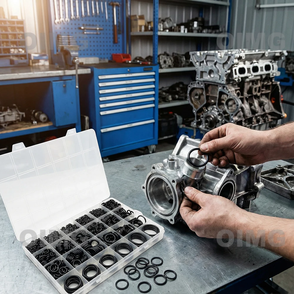 1020 قطعة جوانات المطاط O-حلقة 20 حجم المطاط يا الدائري لسيارة تكييف الهواء صنبور السباكة إصلاح ختم غسالات #5