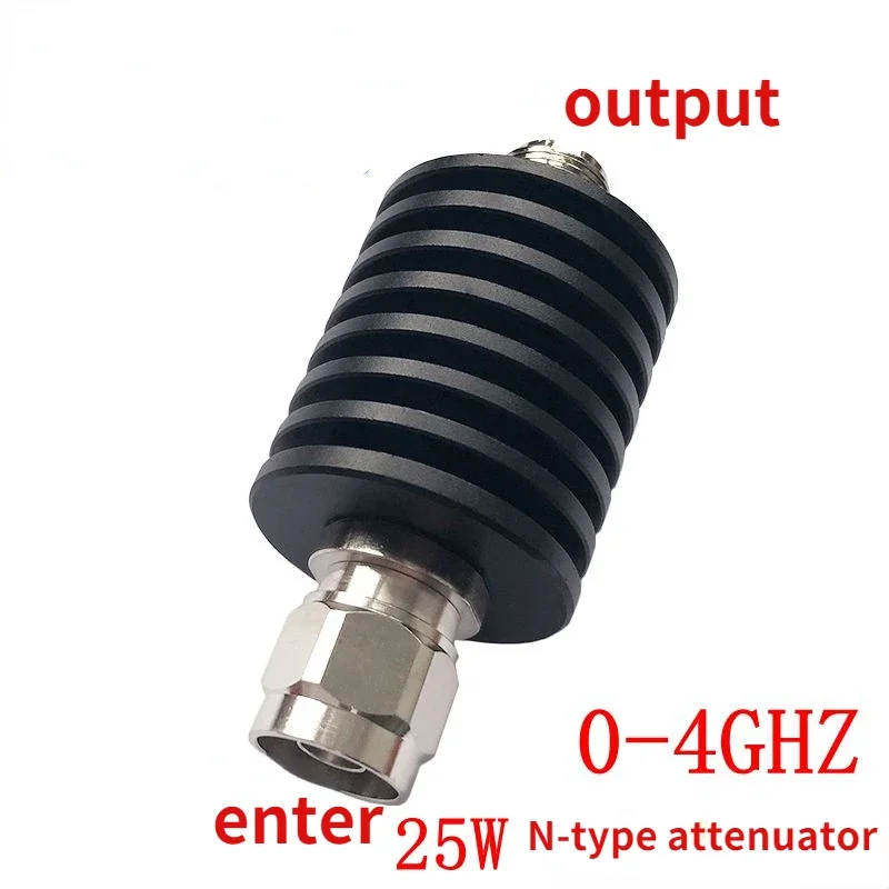 

N-type 25W RF Attenuator, Coaxial Attenuator 1-50dB, 0-4GHz