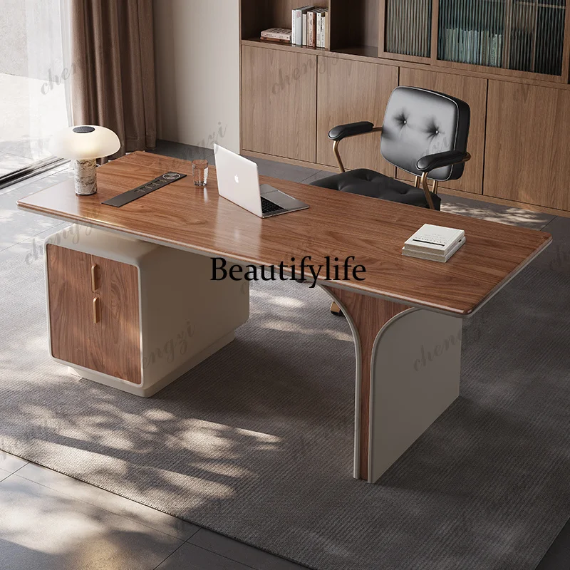 Escritorio de Oficina de Estilo Italiano TTT, Escritorio de Estudio Moderno Minimalista Nórdico, Muebles para el Hogar, Escritorio para Computadora