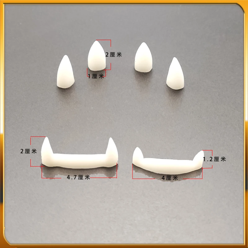 

Fursuit Cute Canine & Tiger Teeth — универсальные аксессуары в японском стиле K для меха