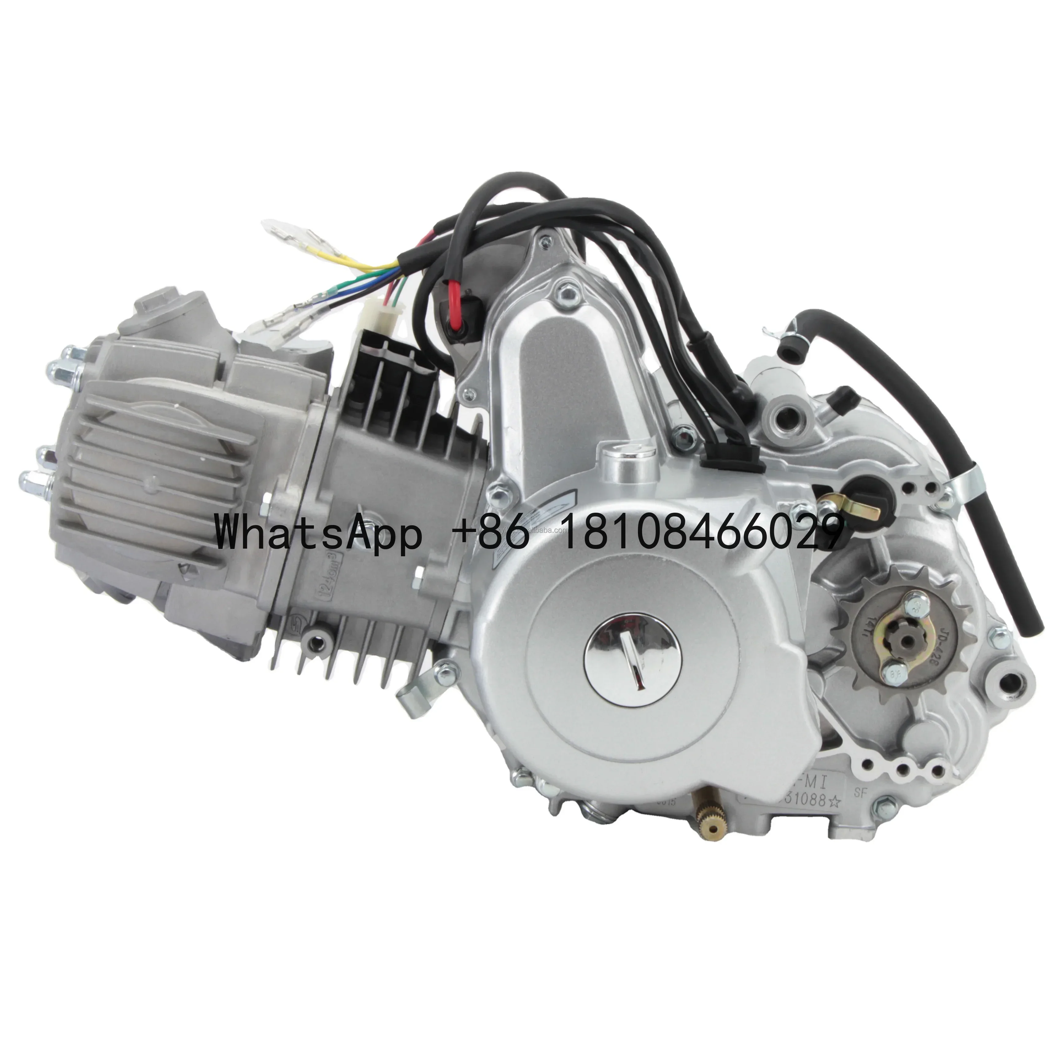 High Quality 4 Stroke Air-Cooled 1 Cylinder 110 120CC Motorcycle Engine Assembly for Motorcycle Dirt Trail Pit Bike