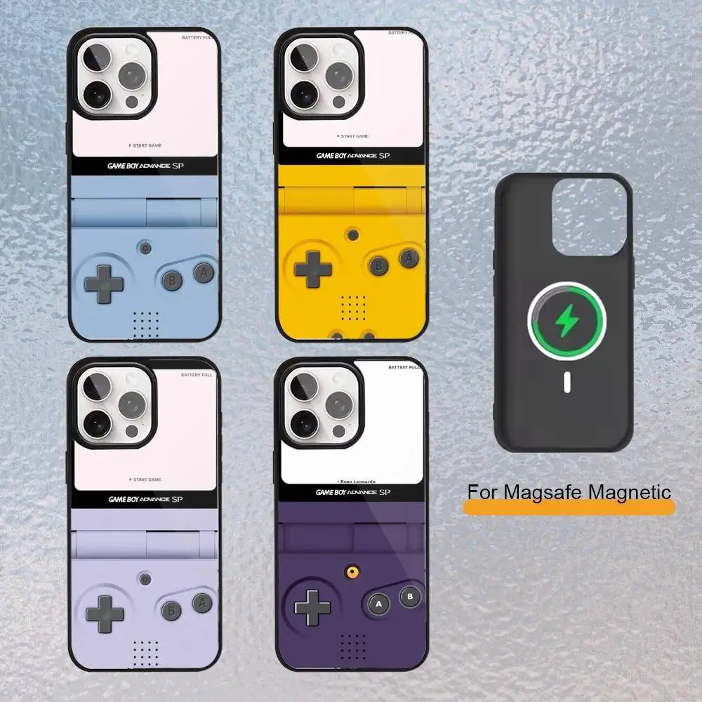 

Video C-Game Boy Phone Case For iPhone Magsafe Magnetic 17,16,15,14,13,12,11 Wireless Charging cover