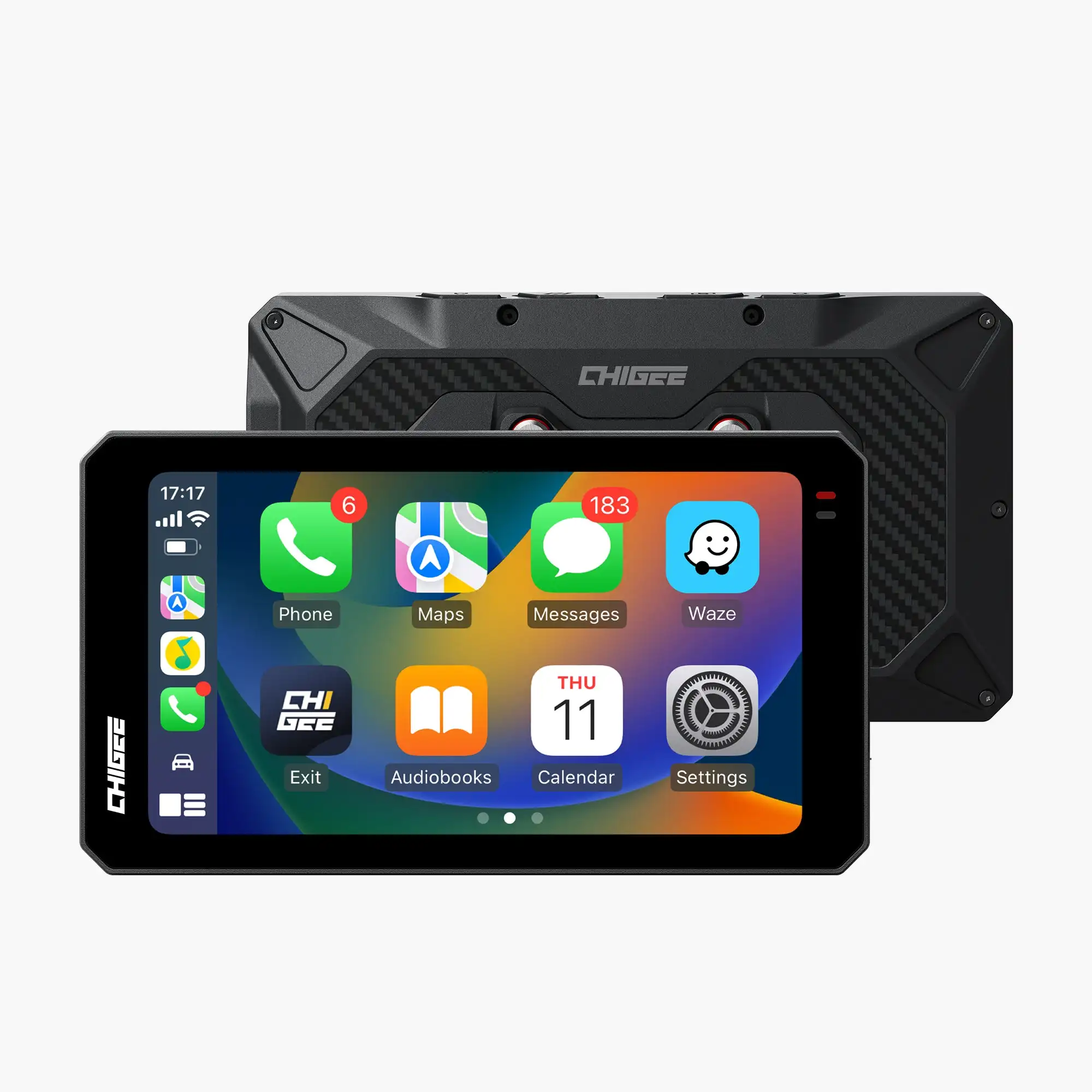 

CHIGEE Aio-6 Lte App Trajectory Tracing 4g Carplay Digital Motorcycles Speedometer Motorcycle Dashcam And Display