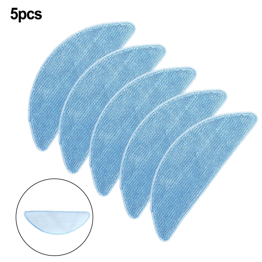 อุปกรณ์เสริม Mopping Pad S4 S6 อะไหล่เครื่องดูดฝุ่น WasserTank ผ้าเช็ดทําความสะอาด X500 Pro 5pcs 5 × Mopps สําหรับ Tesvor X500