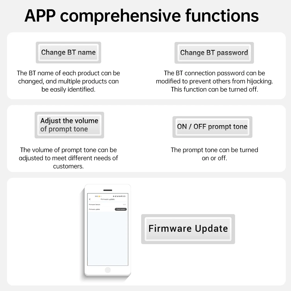 ZK-1001U 100 واط أحادية بلوتوث 5.3 أحادية مكبر للصوت مجلس تيار مستمر 9-24 فولت وحدة مكبر للصوت دعم APP مكبر للصوت رقاقة TPA3116D2 #6