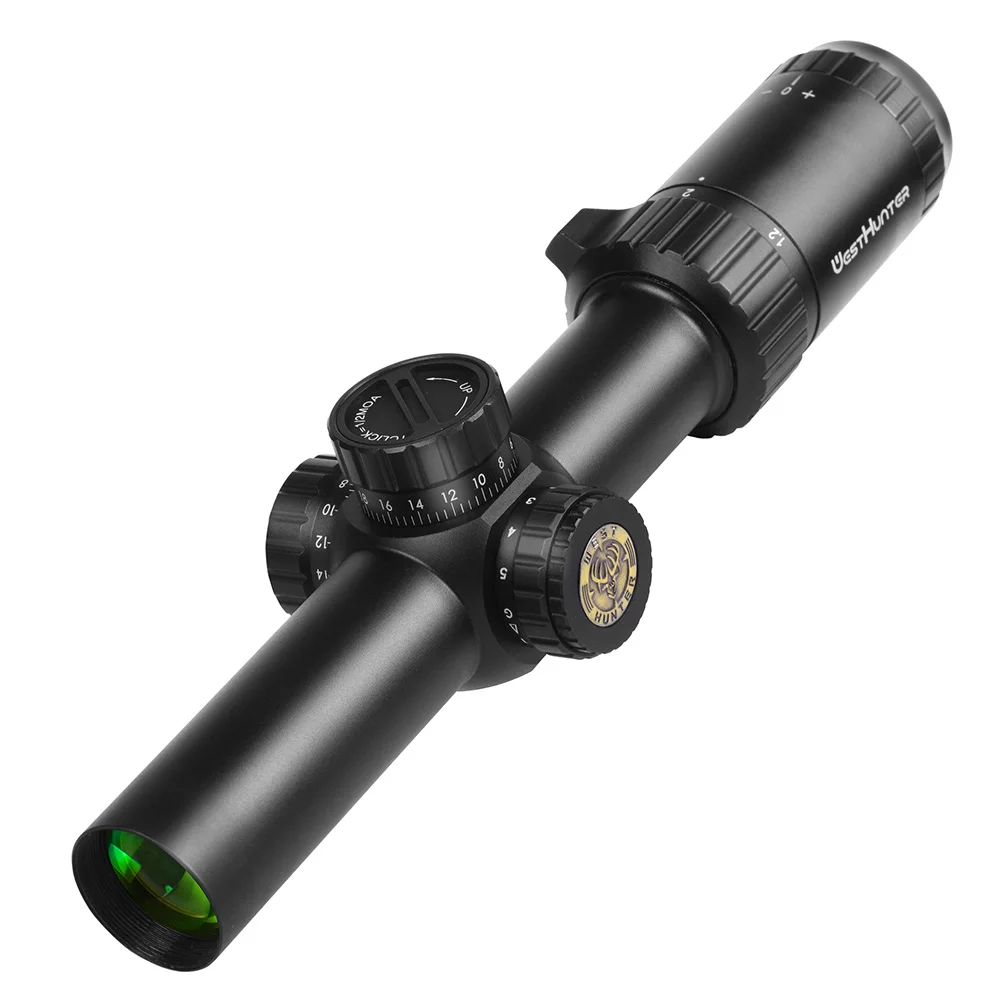 WestHunter HD 1.2-6X24 FFP Compact Scope First Focal Plane Tactical Hunting Riflescopes Lock Reset Shooting Optical Sights