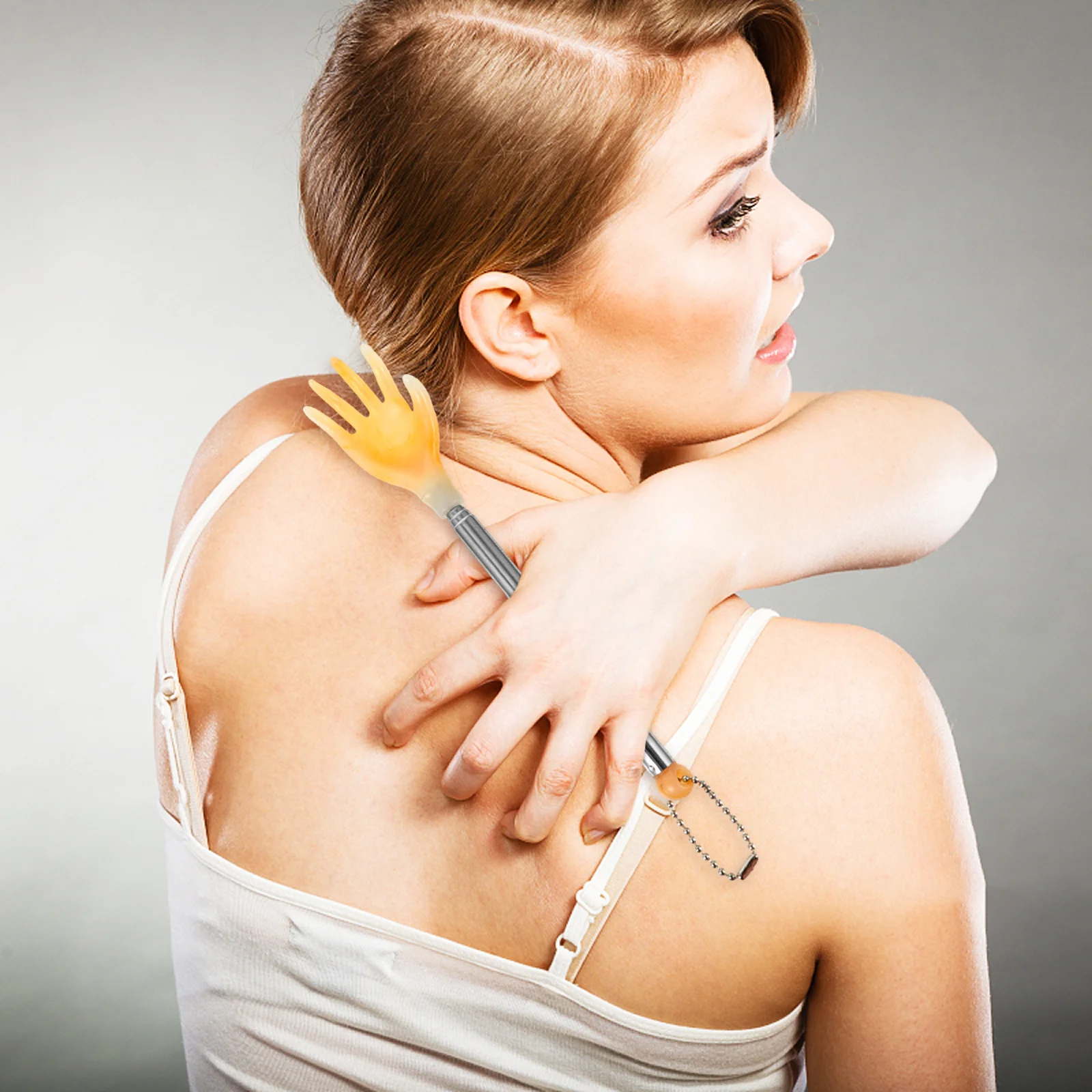 6 pezzi grattaschiena artiglio telescopico tiragraffi bastone efficiente sollievo dal prurito per donne incinte genitori tiragraffi bastone