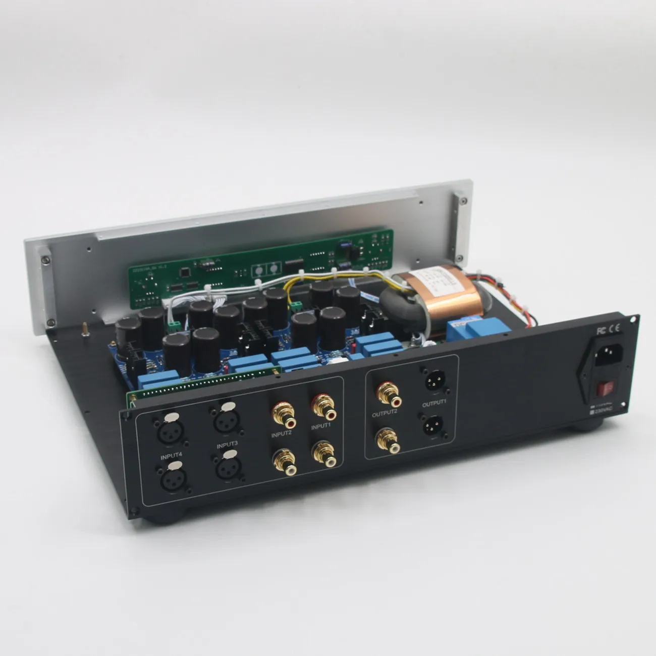 HiFi Pass P17 Mosfet Remote Volume Preamp Full Balanced Home Class A Audio Preamplifier Refer PASS 1.7 Preamp Circuit