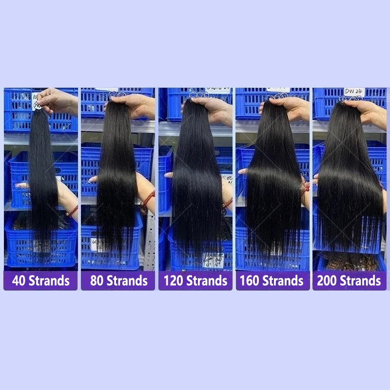 Estensioni dei capelli con piume vergini vietnamite da 18 "-28" Capelli umani 100% veri capelli naturali comodi e invisibili