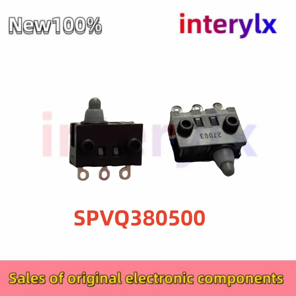 1Pcs/Lot original SPVQ380500 waterproof small micro motion detection switch car window reset button 3-pin