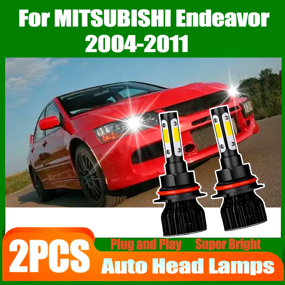 

2PCS 20000LM Auto Head Lamps Plug and Play LED Headlight 12V 24V 6000K Super White Car Lights For MITSUBISHI Endeavor 2004-2011