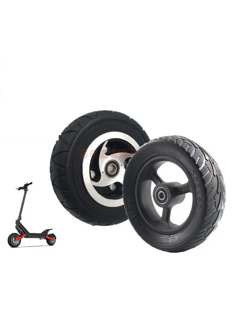 

1Pcs 8-inch electric scooter solid wheel bearing/Size 200x60mm solid wheels without inflatable tire