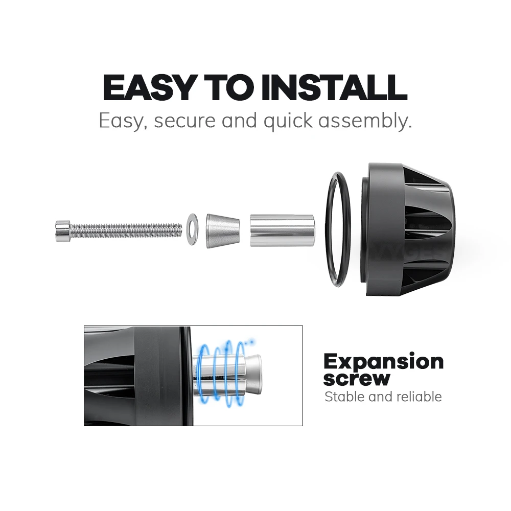 Schutz für Kardanwellen-Gehäuse und Crash-Slider für BMW R12 R nineT RnineT R1200S R1200ST HP2 K1300R K1300S K1300GT K1200R