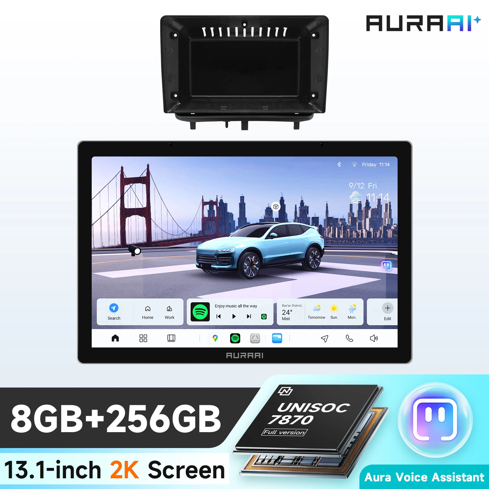 Carplay 4G 2Din Android 14 Autoradio voor Opel Corsa D 2007-2012 Hatchback Van Multimedia Video GPS DSP AI Intelligente Speler RDS